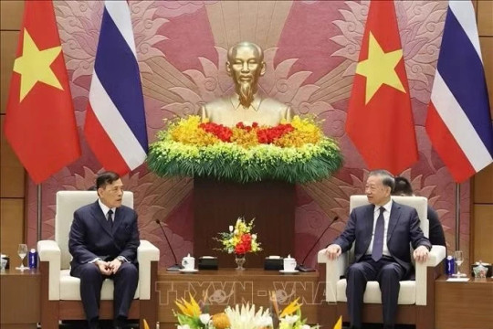 Tổng Bí thư, Chủ tịch nước Tô Lâm hội đàm với Nhà vua Thái Lan