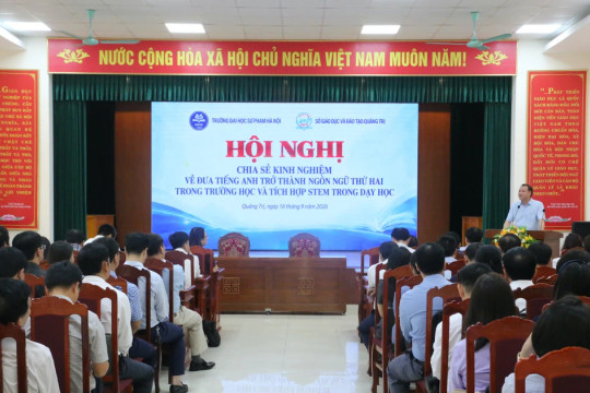 Quảng Trị xây dựng lộ trình đưa tiếng Anh thành ngôn ngữ thứ 2 trong trường học