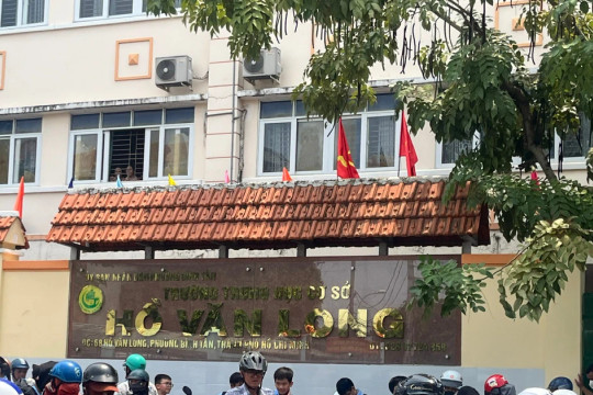 Trường THCS Hồ Văn Long dừng hợp tác với đơn vị cung cấp suất ăn do bị phản ánh