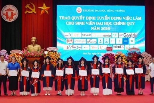 Gắn đào tạo với tuyển dụng, rộng cửa việc làm cho sinh viên