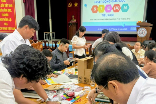 Ngành GD&ĐT An Giang tăng cường hoạt động giáo dục STEM/STEAM trong trường học