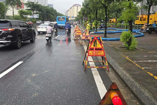 Hà Nội còn điểm nào ngập úng sáng 18/9?