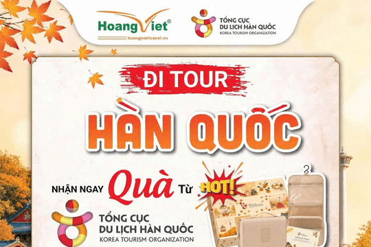 Giá tour Hàn Quốc tại Hoàng Việt Travel giảm sâu, chỉ từ 9,99 triệu đồng