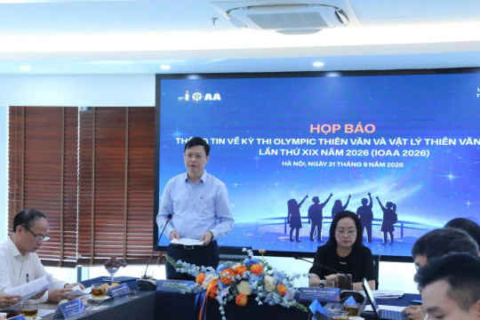 320 thí sinh tham dự Kỳ thi Olympic Thiên văn và Vật lý thiên văn quốc tế 2026