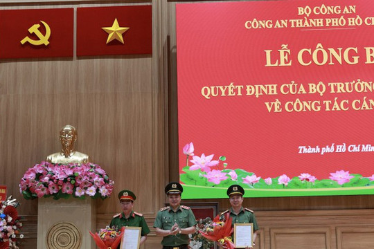 Đại tá Lê Công Anh làm Thủ trưởng Cơ quan An ninh điều tra Công an TPHCM