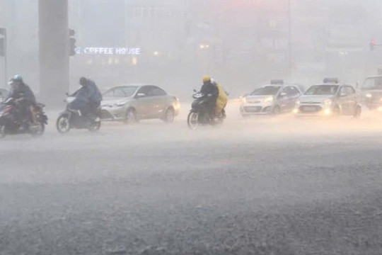 Nhiều tỉnh, thành sẽ có mưa to đến rất to trong 3 ngày liên tiếp