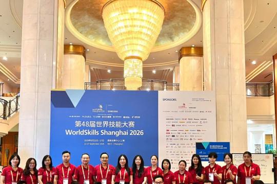 12 thí sinh Việt Nam sẵn sàng tranh tài tại Kỳ thi Kỹ năng nghề thế giới 2026