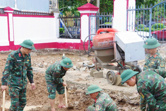 Quảng Trị: Quy tập 6 hài cốt liệt sĩ tại một công trình ở khu phố Thành Cổ