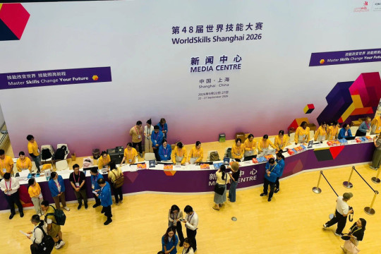 Hơn 2.500 nhà báo tham gia tác nghiệp tại WorldSkills Shanghai 2026