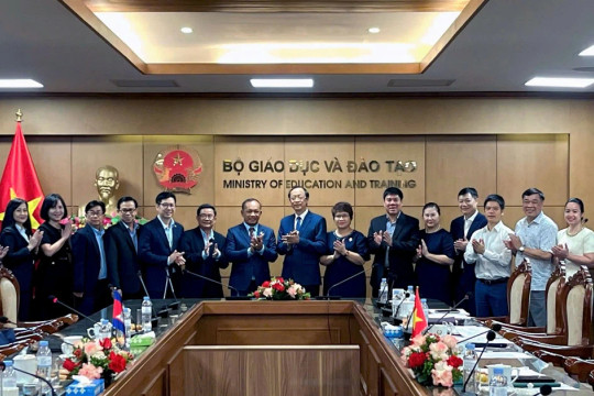 Việt Nam và Campuchia trao đổi kinh nghiệm, thúc đẩy hợp tác giáo dục