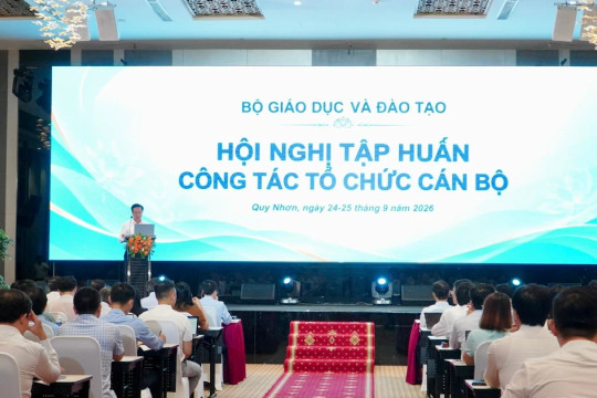 Bộ GD&ĐT tập huấn công tác tổ chức cán bộ