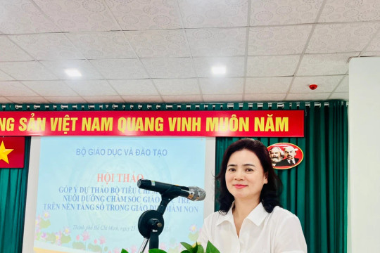 Bộ GD&ĐT lấy ý kiến Dự thảo Mô hình nuôi dưỡng, chăm sóc, giáo dục trẻ