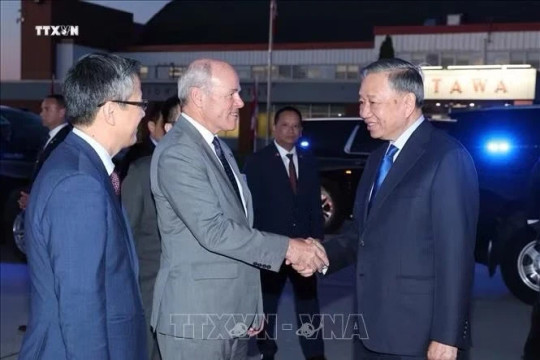 Tổng Bí thư, Chủ tịch nước Tô Lâm kết thúc tốt đẹp chuyến thăm cấp Nhà nước tới Canada