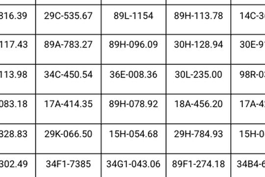 Công an thông báo: 412 chủ phương tiện có biển số sau khẩn trương nộp phạt nguội theo Nghị định 168