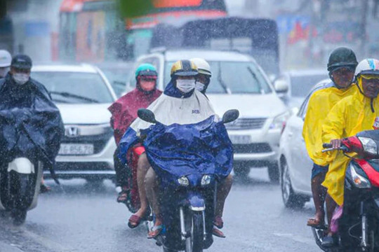 Miền Bắc sắp đón đợt không khí lạnh mới, mưa to nhiều ngày liên tiếp