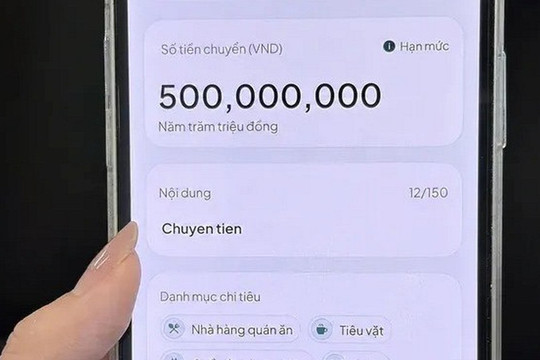 Công an sẽ điều tra nếu tài khoản ngân hàng phát sinh các giao dịch chuyển tiền, nhận tiền như sau