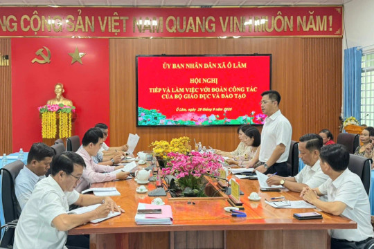 Bộ GD&ĐT khảo sát thực nghiệm đánh giá tái mù chữ tại xã miền núi An Giang