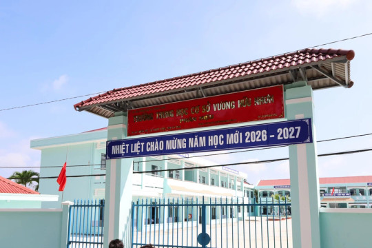 Những ngôi trường khang trang ở Cà Mau được hình thành từ trụ sở dôi dư