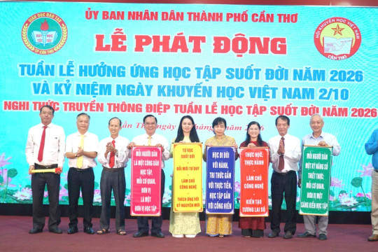 Khuyến học, khuyến tài, xây dựng xã hội học tập tại TP Cần Thơ có nhiều khởi sắc
