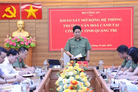 Bộ Công an khảo sát thành lập Trường Văn hóa Công an Nhân dân tại Quảng Trị