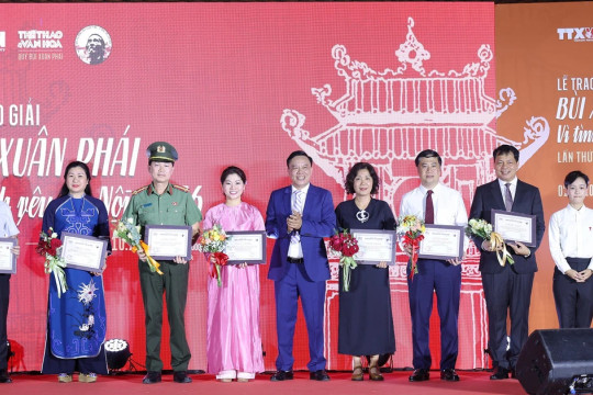 Giải thưởng Bùi Xuân Phái tôn vinh những đóng góp cho Hà Nội