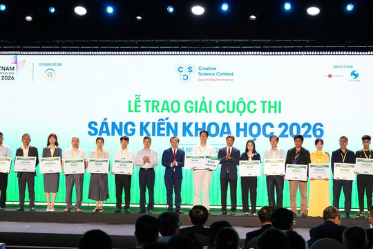 Trao 15 giải Sáng kiến Khoa học 2026: Lan tỏa những sáng kiến vì cộng đồng