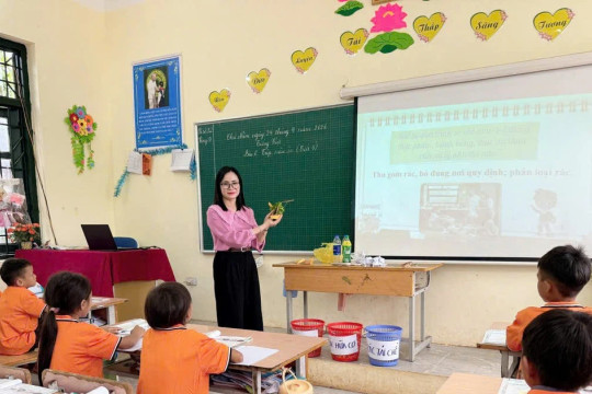 Gieo ý thức sống xanh từ lớp học