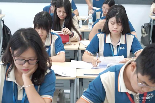 Nhà trường định hướng sớm, giúp học sinh chủ động trước mùa tuyển sinh
