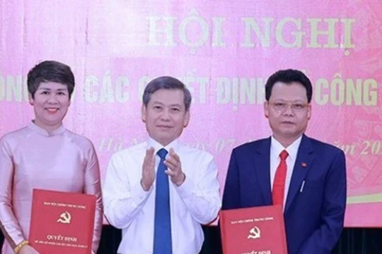 Ban Nội chính Trung ương triển khai các quyết định về công tác cán bộ