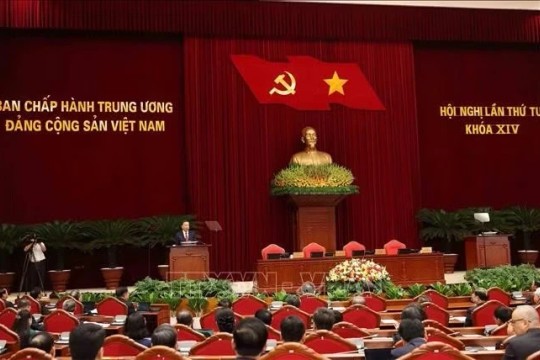 Thông báo Hội nghị lần thứ tư Ban Chấp hành Trung ương Đảng khóa XIV