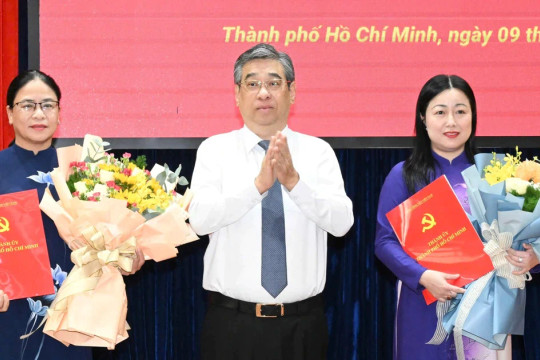 Ban Thường vụ Thành ủy TPHCM điều động, chỉ định cán bộ