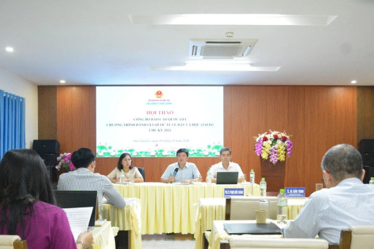 Công bố kết quả nổi bật về đội ngũ giáo viên, môi trường dạy-học tại Việt Nam