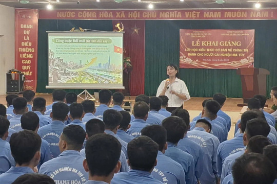 Trao cơ hội làm lại cuộc đời cho người cai nghiện ma túy