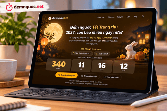 Demnguoc.net có những loại đồng hồ đếm ngược nào?