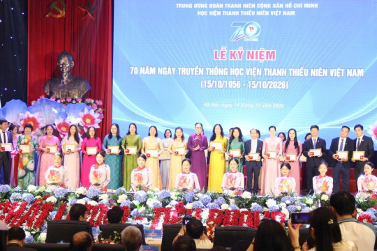 Học viện Thanh thiếu niên Việt Nam kỷ niệm 70 năm ngày truyền thống