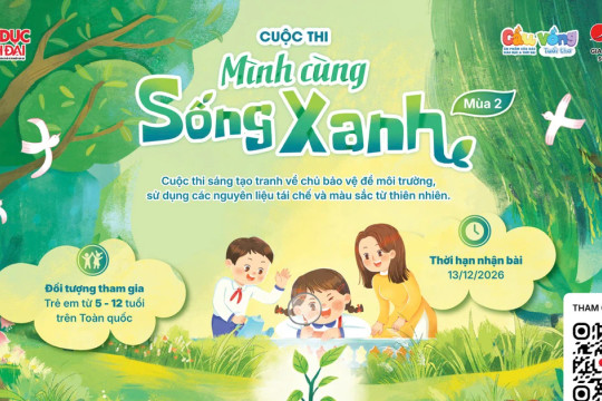 Phát động cuộc thi “Mình Cùng Sống Xanh” mùa 2 sáng tạo tranh về bảo vệ môi trường