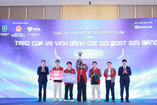 Bế mạc và trao giải Cuộc thi Sinh viên an ninh mạng 2026