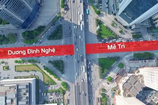 Hà Nội xén vỉa hè, chặt tỉa cây xanh xây hầm chui nghìn tỷ Dương Đình Nghệ - Mễ Trì