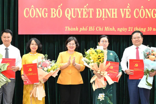 Thành ủy TPHCM  điều động, chỉ định cán bộ chủ chốt