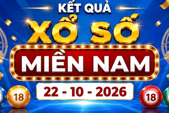 XSMN 22/10 - Kết quả xổ số miền Nam ngày 22 tháng 10