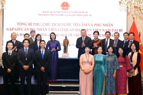 Tổng Bí thư, Chủ tịch nước Tô Lâm gặp đại diện cộng đồng người Việt Nam tại châu Âu