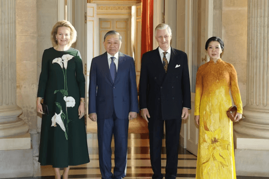 Tổng Bí thư, Chủ tịch nước Tô Lâm hội kiến Nhà vua Vương quốc Bỉ Philippe
