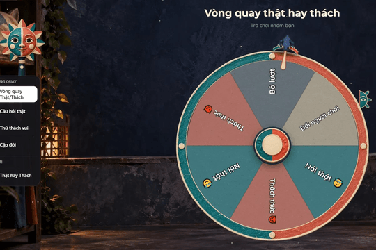Vongquay.com: Công cụ phù hợp cho lớp học, event, hoạt động tập thể