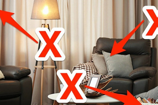 10 lỗi thiết kế nội thất khiến căn nhà kém sang