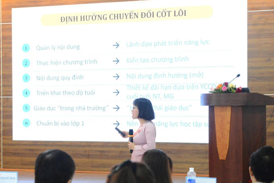 Đổi mới đào tạo giáo viên, đáp ứng Chương trình Giáo dục mầm non mới