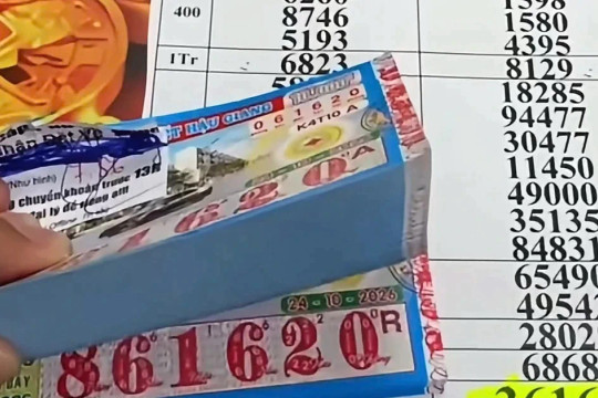 Một người ở Cà Mau trúng 16 vé số độc đắc, 144 vé an ủi