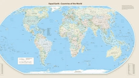 Equal Earth: Nhìn thế giới đúng hơn về diện tích