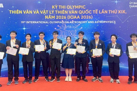 Bí quyết chinh phục HCV Olympic Thiên văn quốc tế của học sinh xứ Thanh