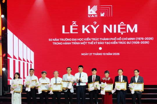Trường Đại học Kiến trúc TPHCM: 50 năm thành lập, 100 năm đào tạo kiến trúc sư