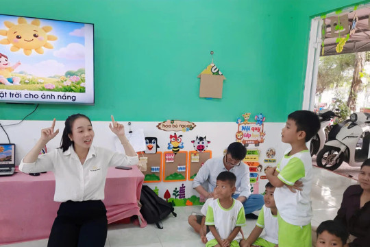 Giám sát Dự án Nâng cao chất lượng GD cho trẻ em dân tộc thiểu số ở An Giang